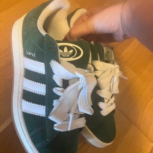 Adidas Campus Skor - knappt använda! säljer för att dem var för små för mig  storlek 39,5 köpta för 1800!