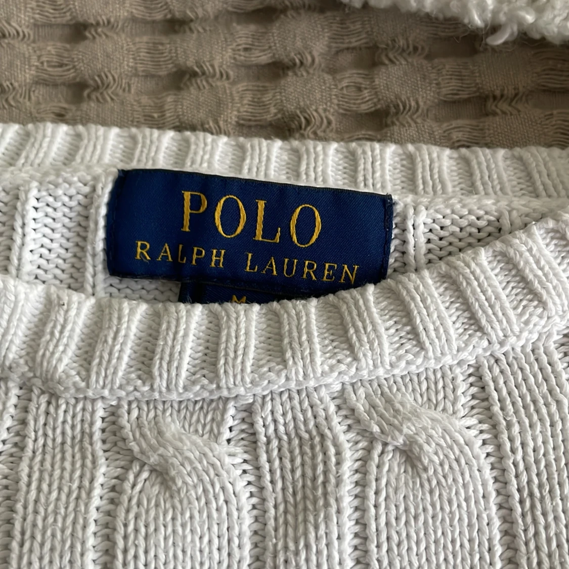 Polo stickad tröja  - 90