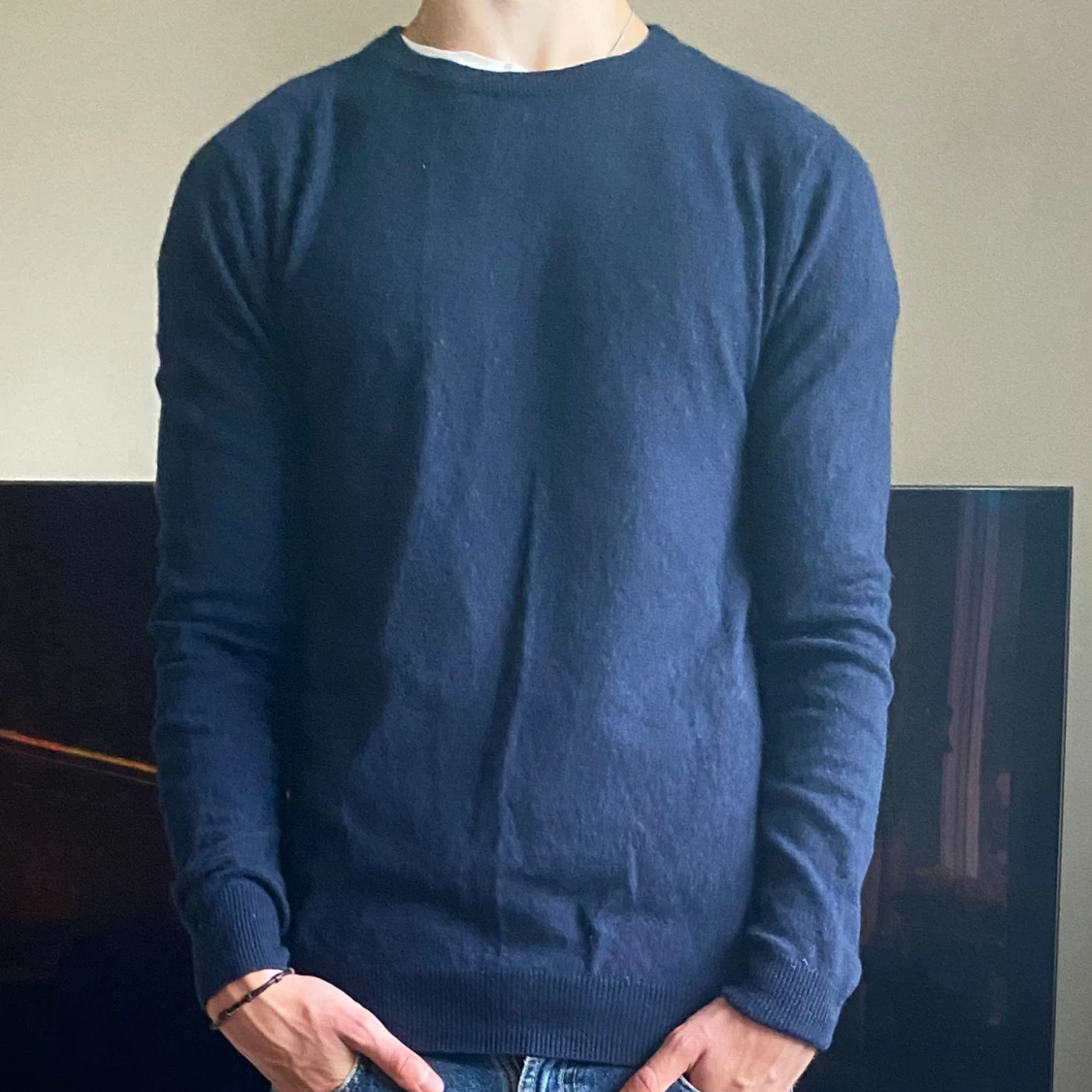 John Henric Kashmir tröja | Navy