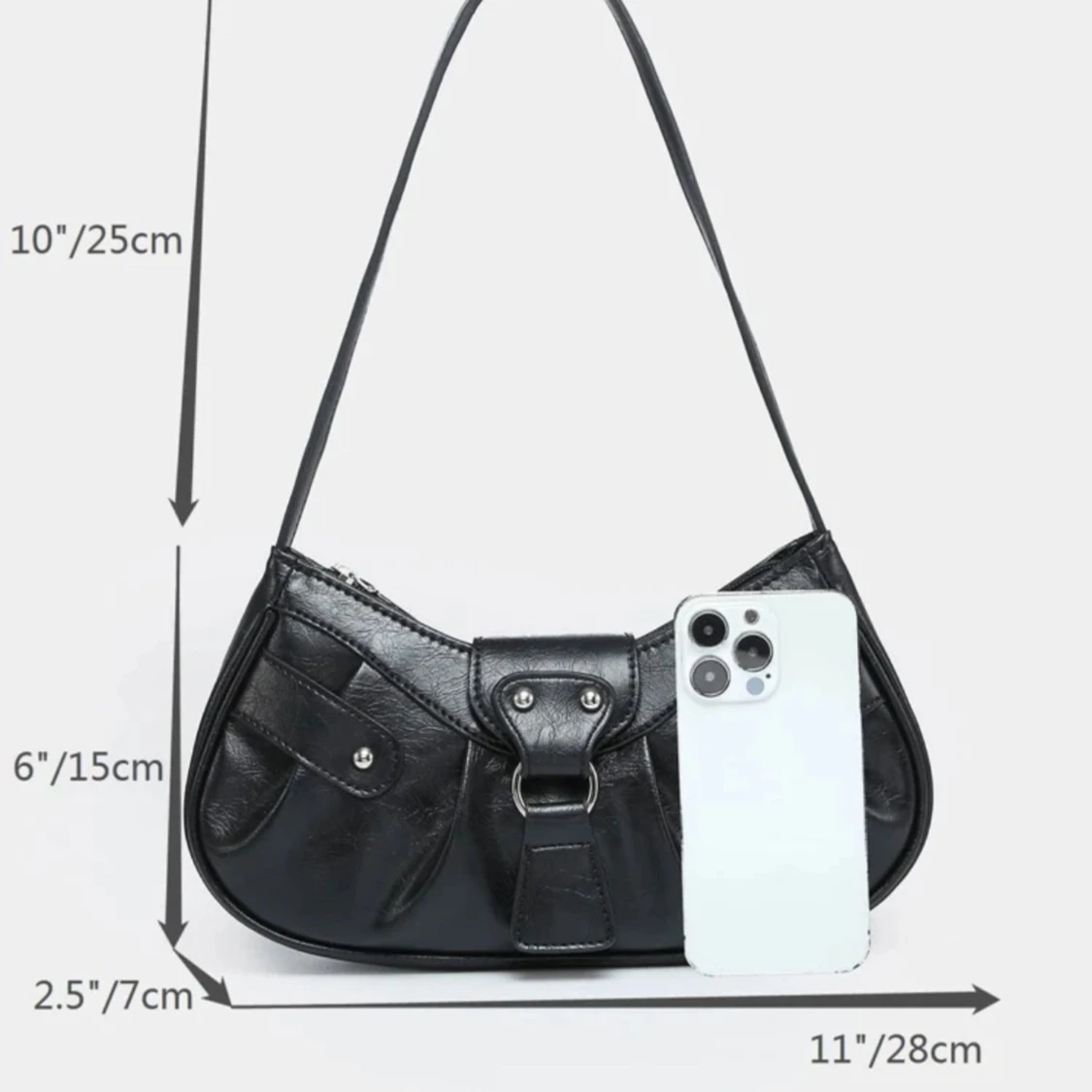 Svart axelväska - 91