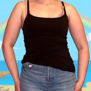 Svart linne, H&M - Svart linne från H&M Mama i bra skick. Storlek S.