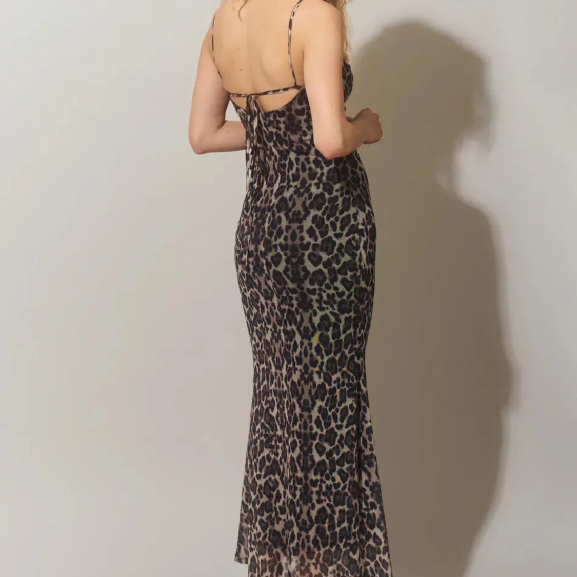 Leopard klänning  - 90
