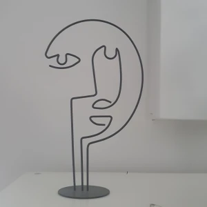 Inrednings staty - Svart ansiktsstaty inredning