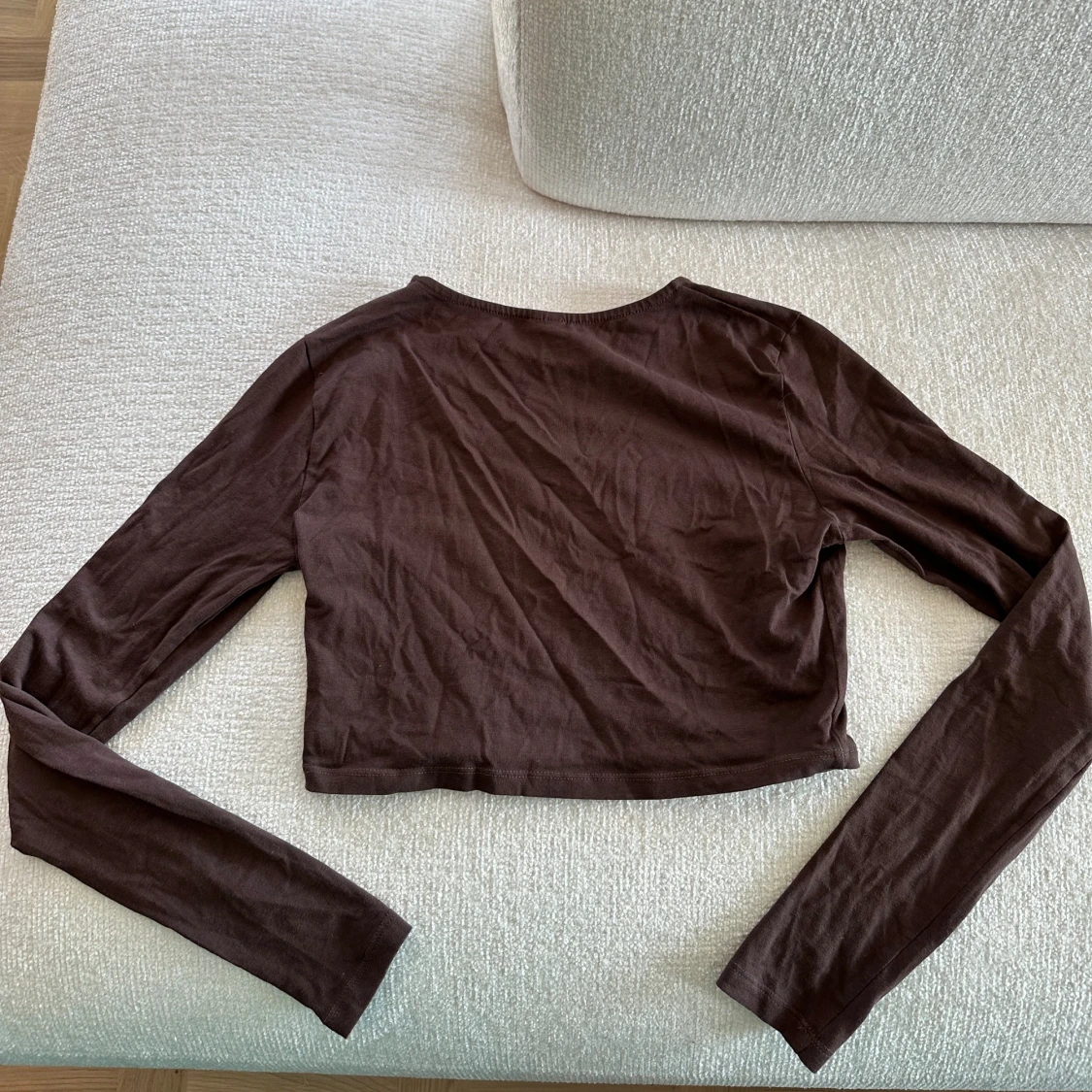 Brun långärmad magtröja - 90