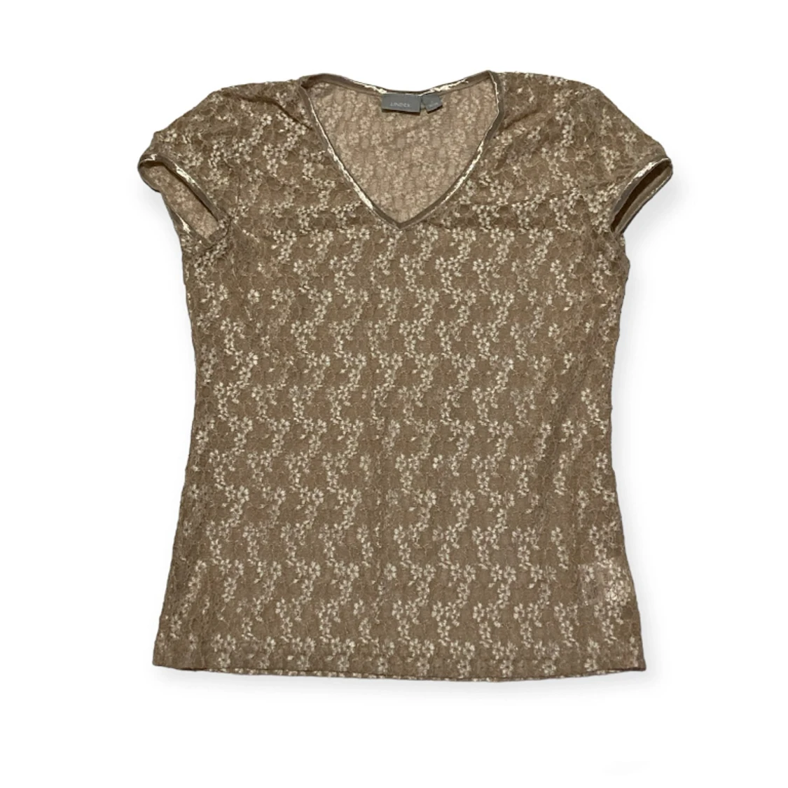 Spetstopp guldig genomskinlig 