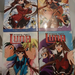 Amazing Agent Luna 1-4 Manga - Vol 1-4 Amazing Agent Luna Väldigt bra skick 