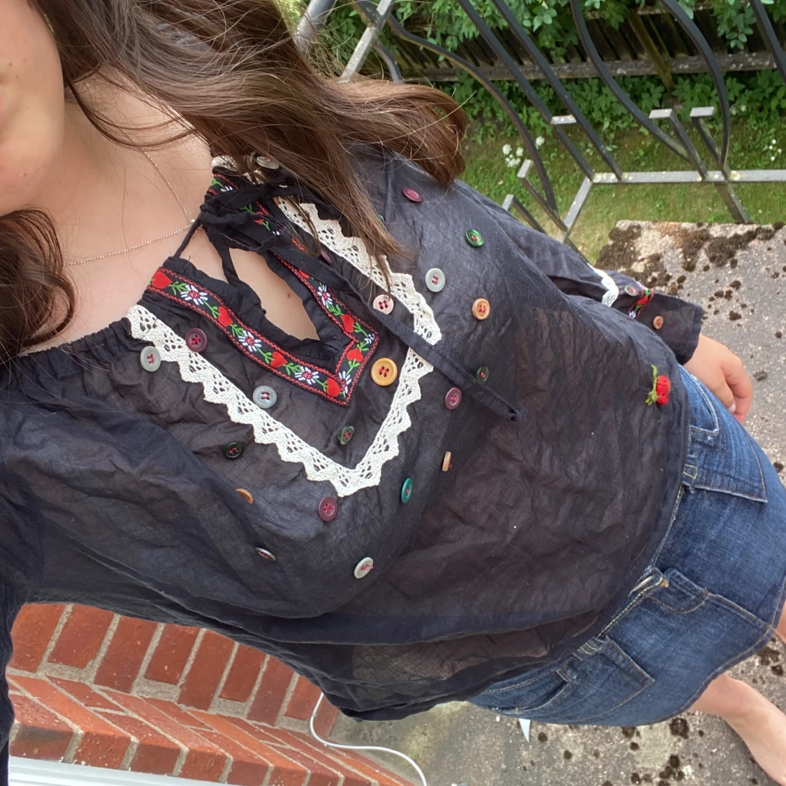 Vintage blus 🌺🌸🌹