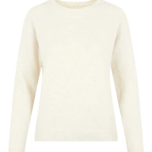 Vit stickad tröja - Fin vit/beige stickad tröja från vero Moda. Inga hål eller skador på den, bara lite noppror längst ner 🩷.