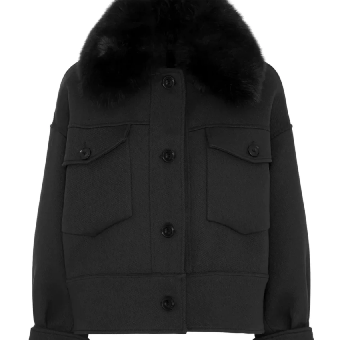 Svart meotine jacka  - 90