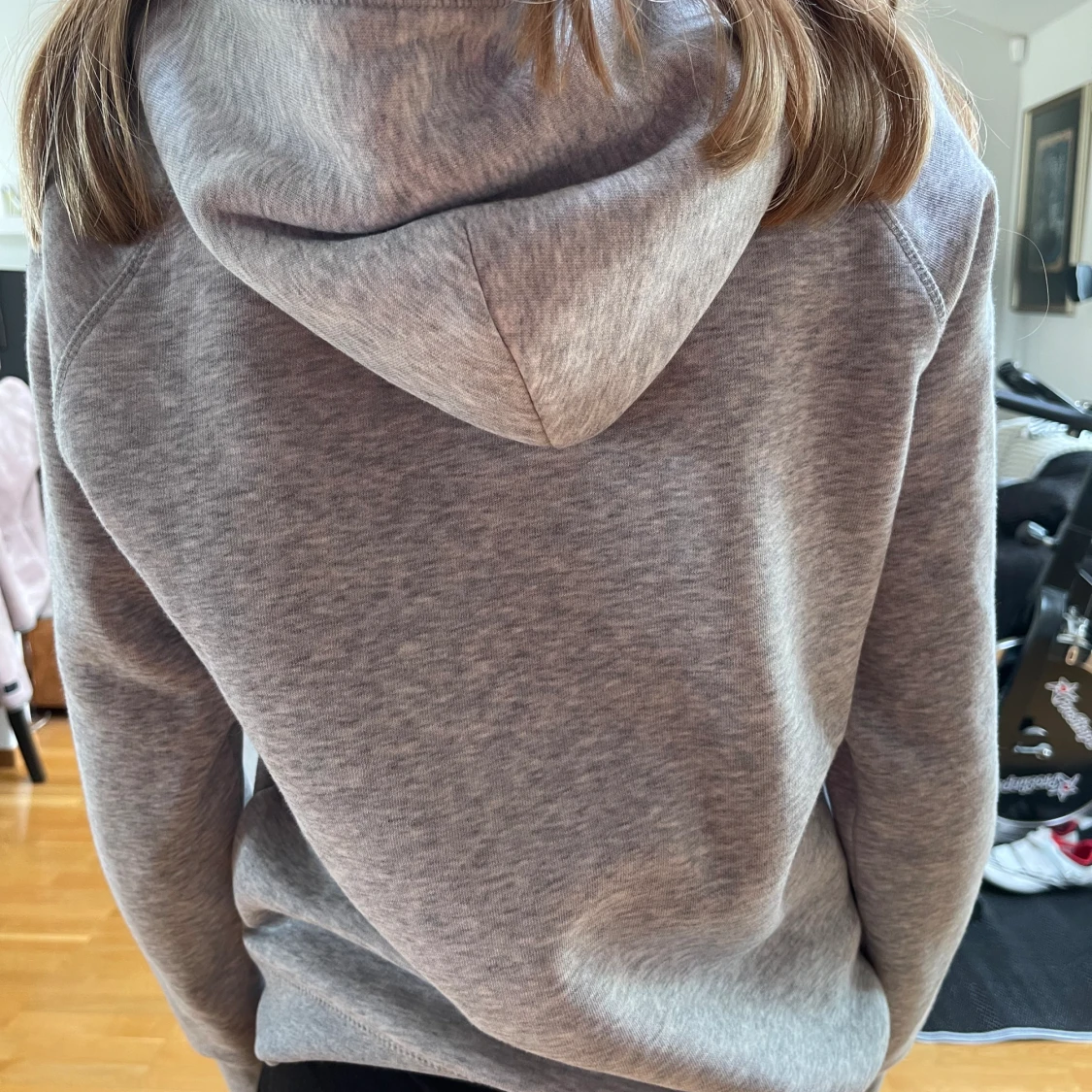 Ljusgrå Gant hoodie - 90