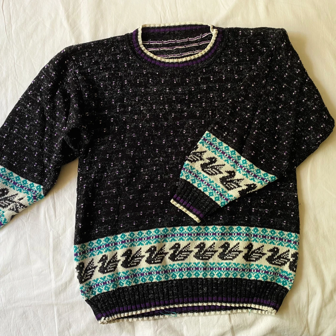 Stickad tröja