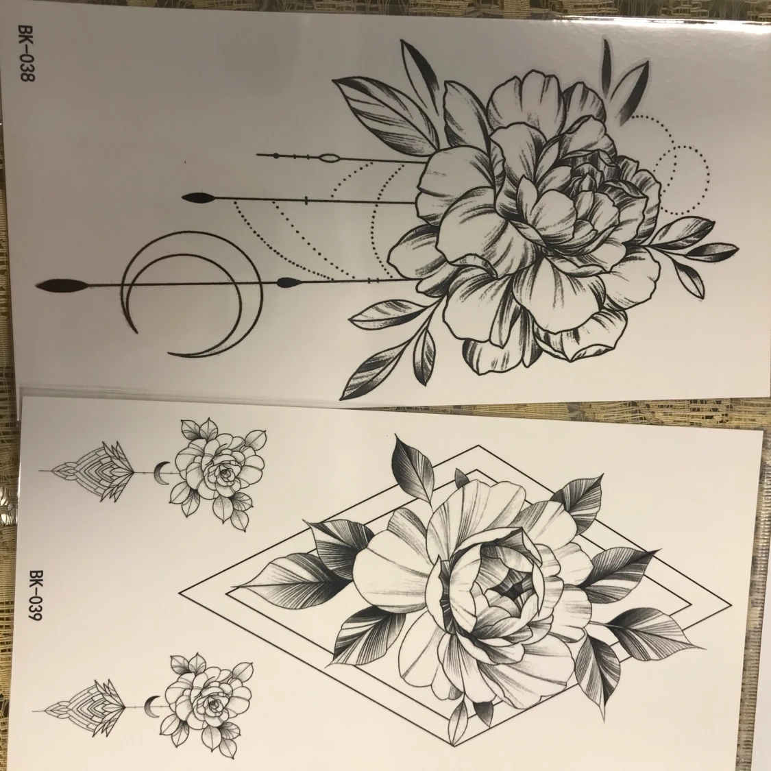 Blommor Tatuering  - 90