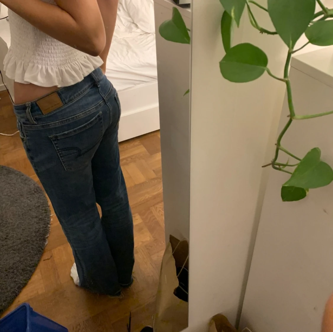 lågmidjade jeans - 91