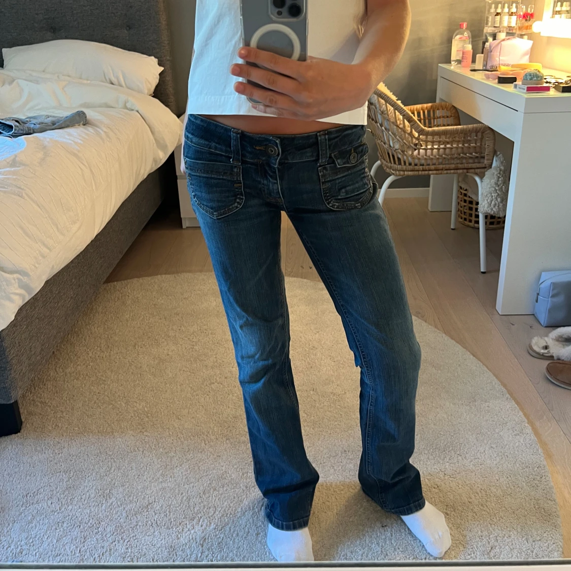 Snyggaste lågmidjade bootcut jeansen - 1