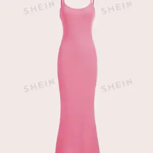 superfin rosa långklänning, endast provad💕