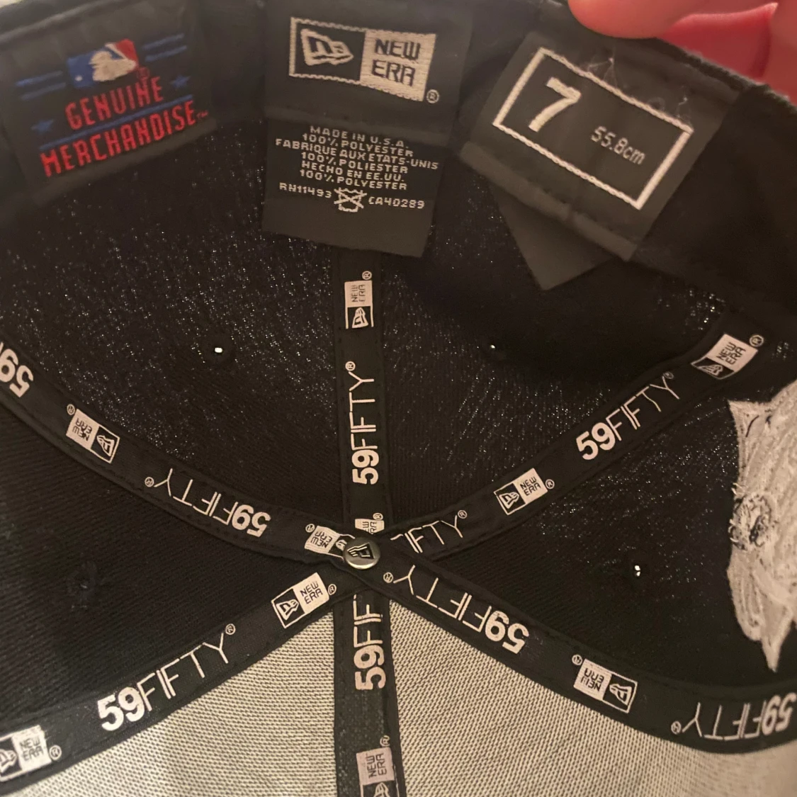 NY Yankees Black Fitted - New Era Keps - 93