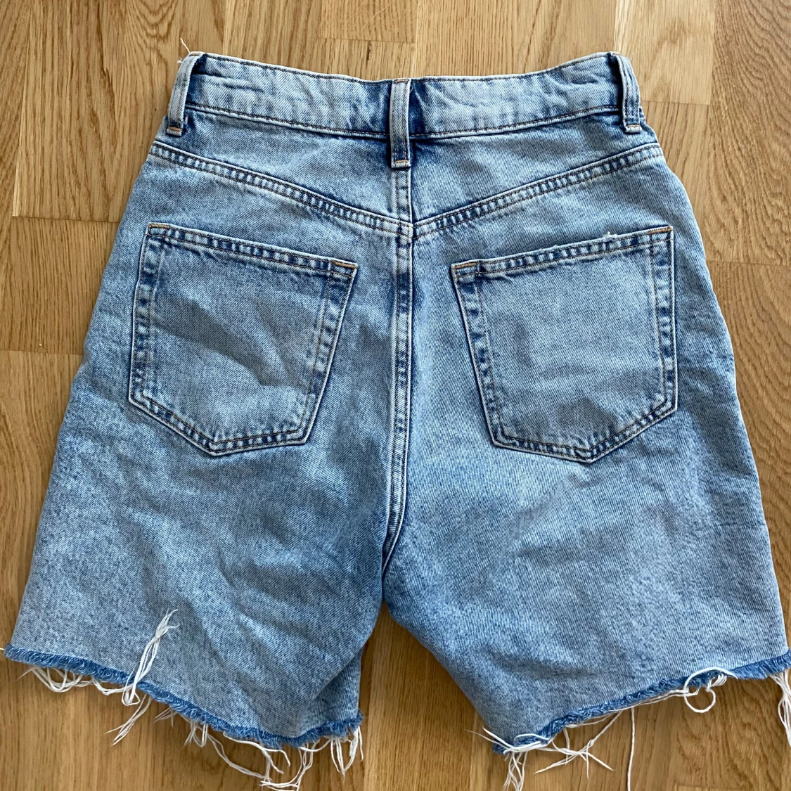 Long Denim Shorts - 90