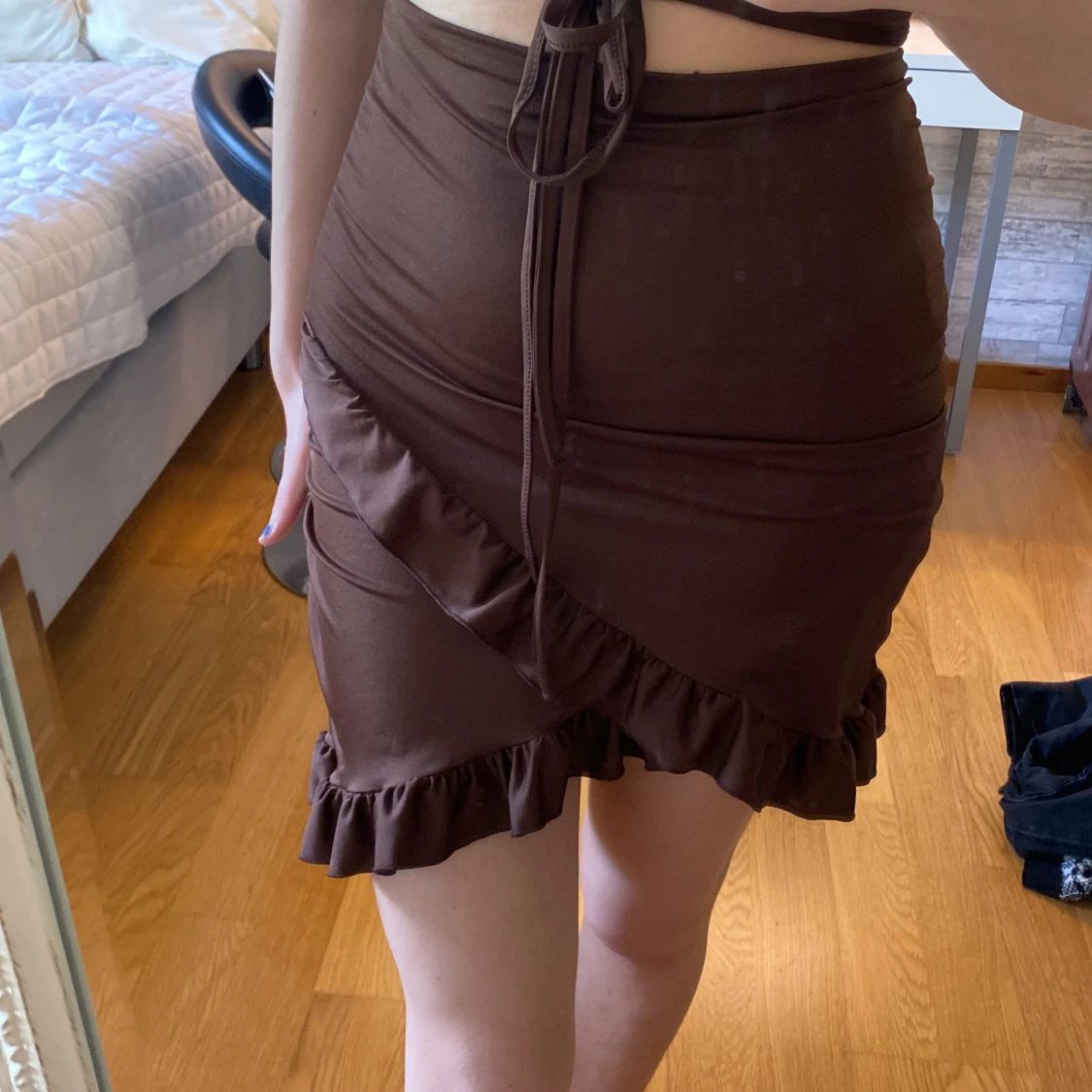 Brun klänning - 91