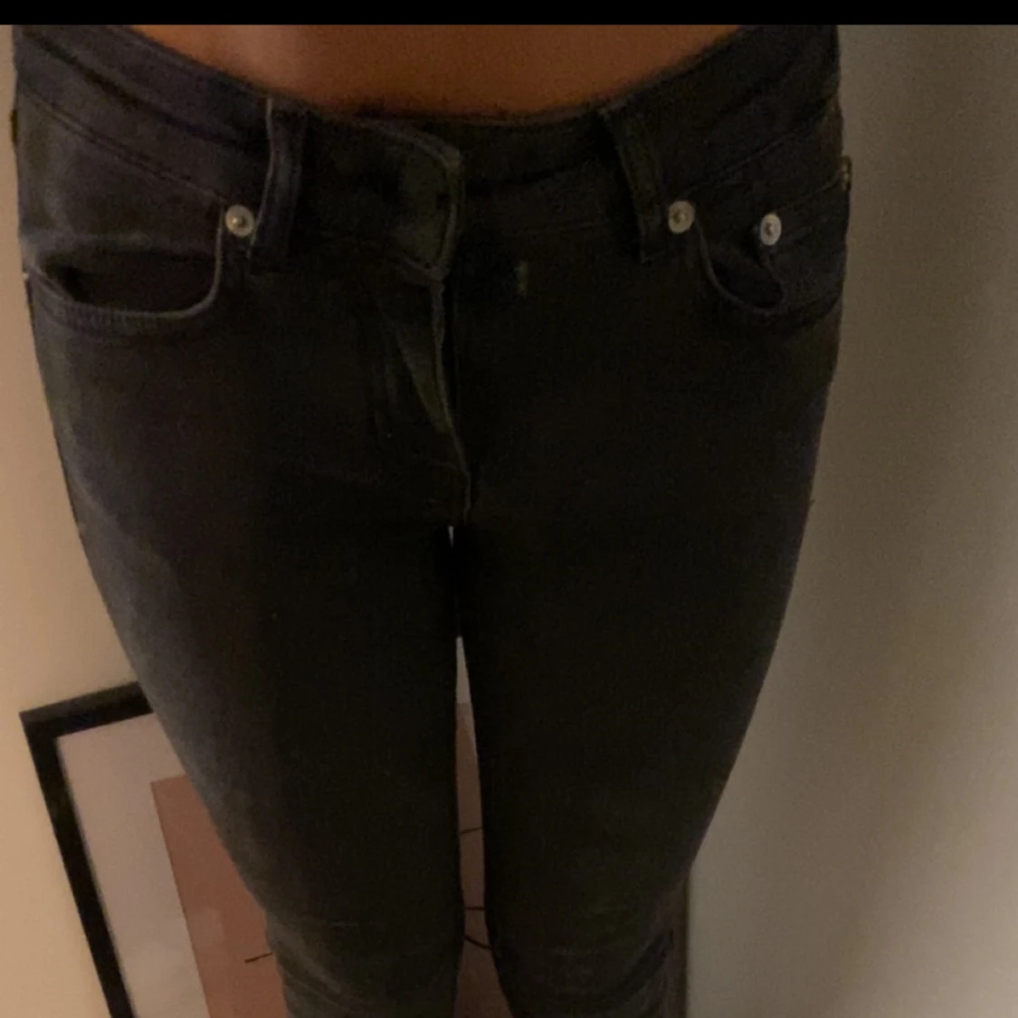 Låga bootcut jeans💞