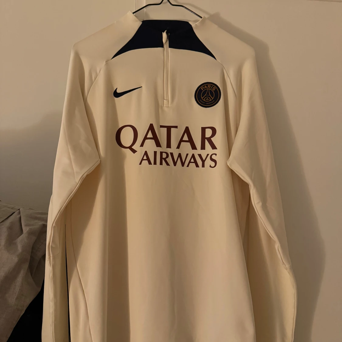 Paris Saint-Germain Träningströja Dri-FIT Strike Drill - Vit/Blå.