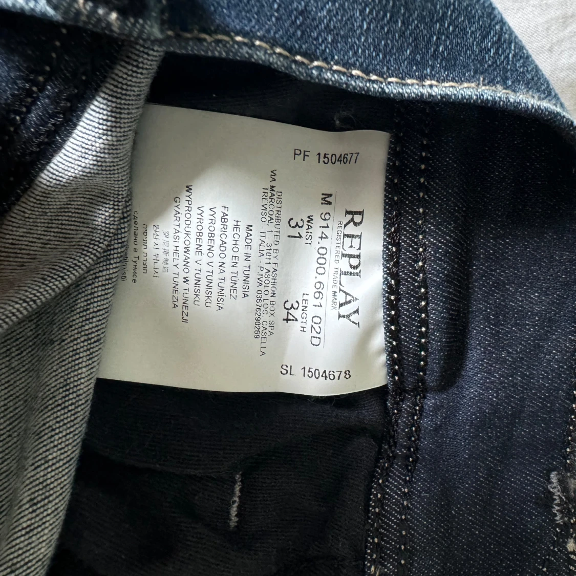 Mörkblåa replay anbass - 92