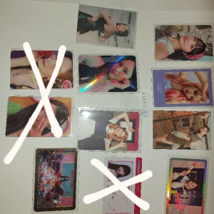 Photocards - Olika pc av twice, stan twice for a better life‼️ mina pob är damaged och momo nfs 42 kr för vanliga pc, pob mina är 60 kr**, message card är 15 kr sana är inte damaged 