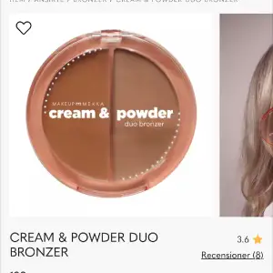 Duo bronzer från Makeupmekka. Fina färger precis så man vill ha sin bronzer. 