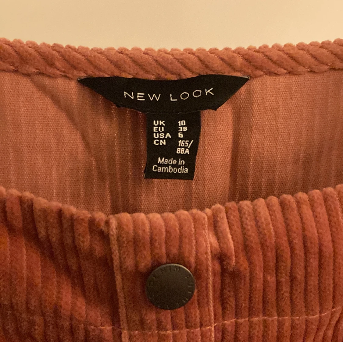 Klänning i rosa manchester - 90