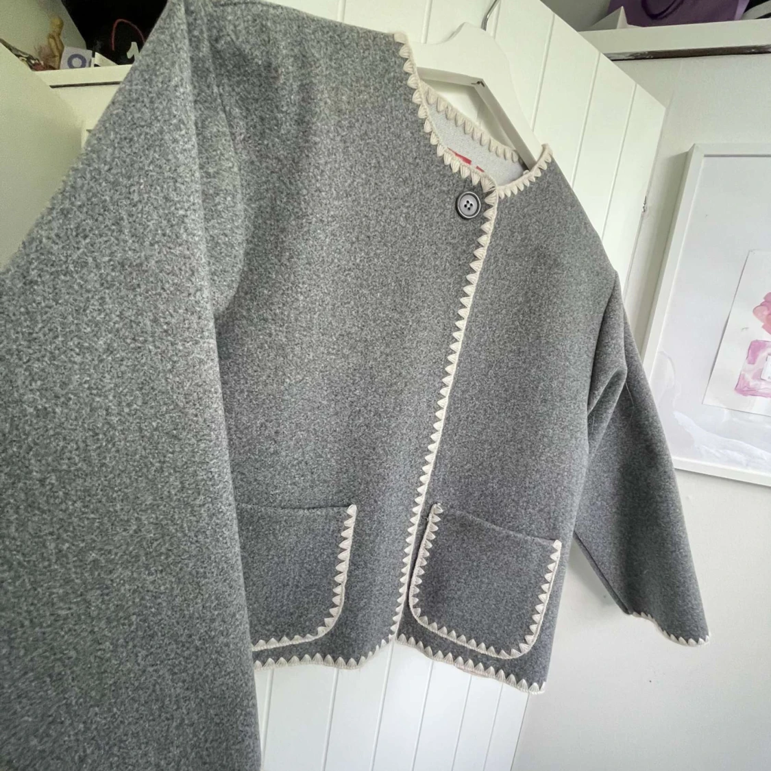 Grå kofta från Ryvls  - 90