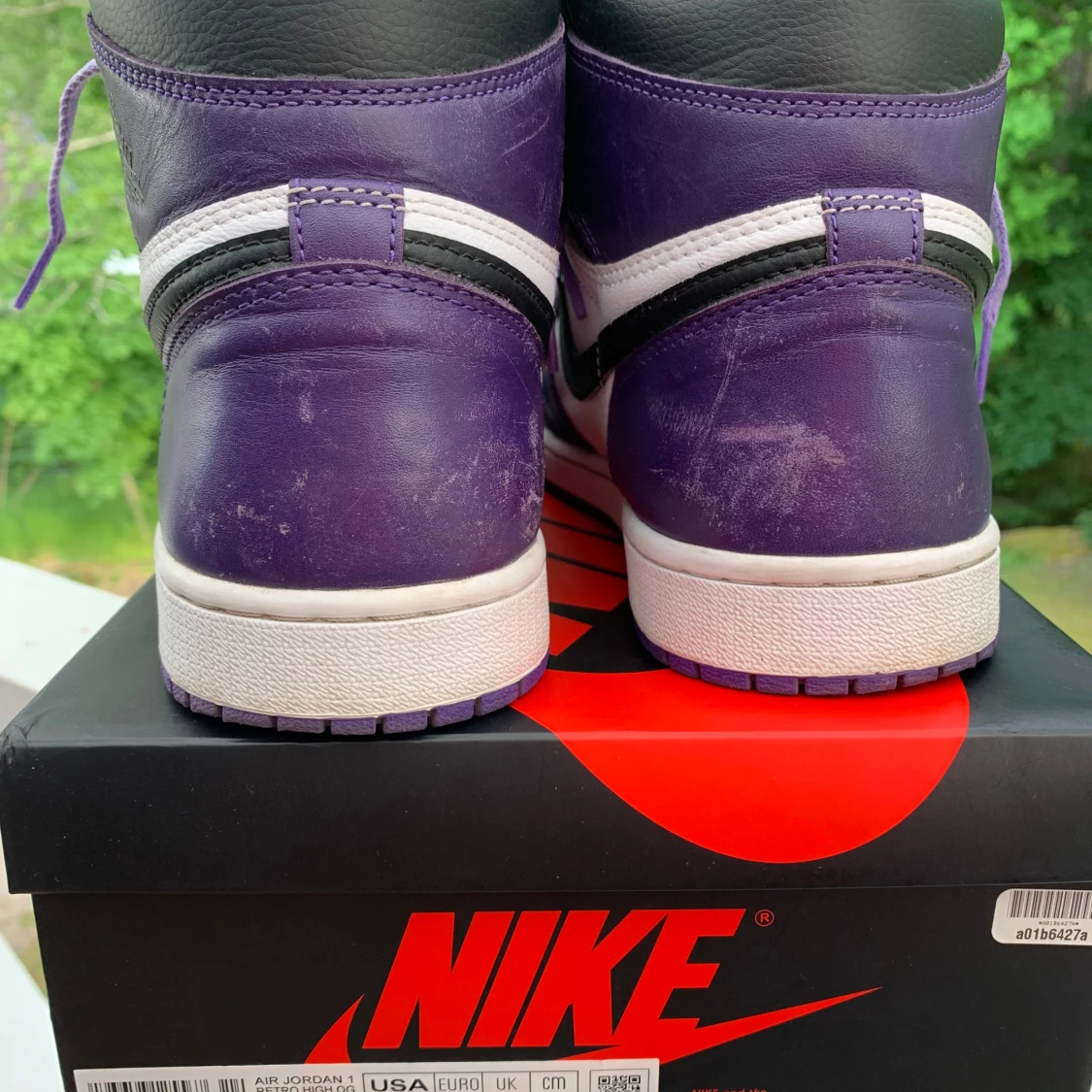 Jordan 1 court purple high 2.0 - 91