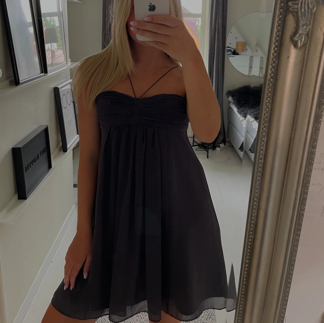 Superfin mörkgrå klänning från Zara😍 - 90