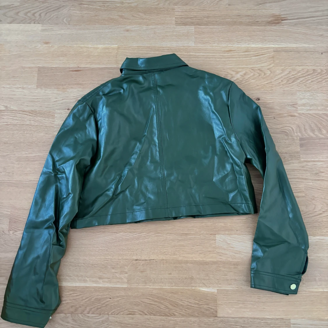 Grön biker-jacket - 91