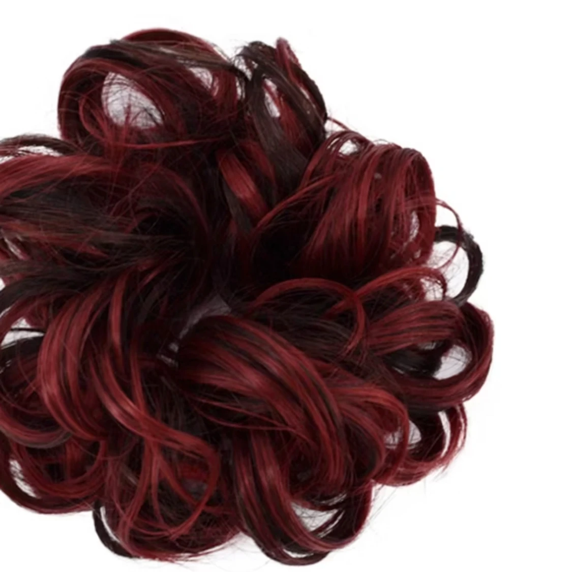 Scrunchie Hårbit Lockigt Vågig  - 91