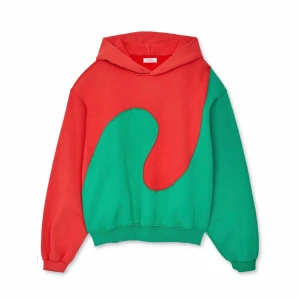 ERL  - ERL Swirl hoodie Green/ red Sz M 