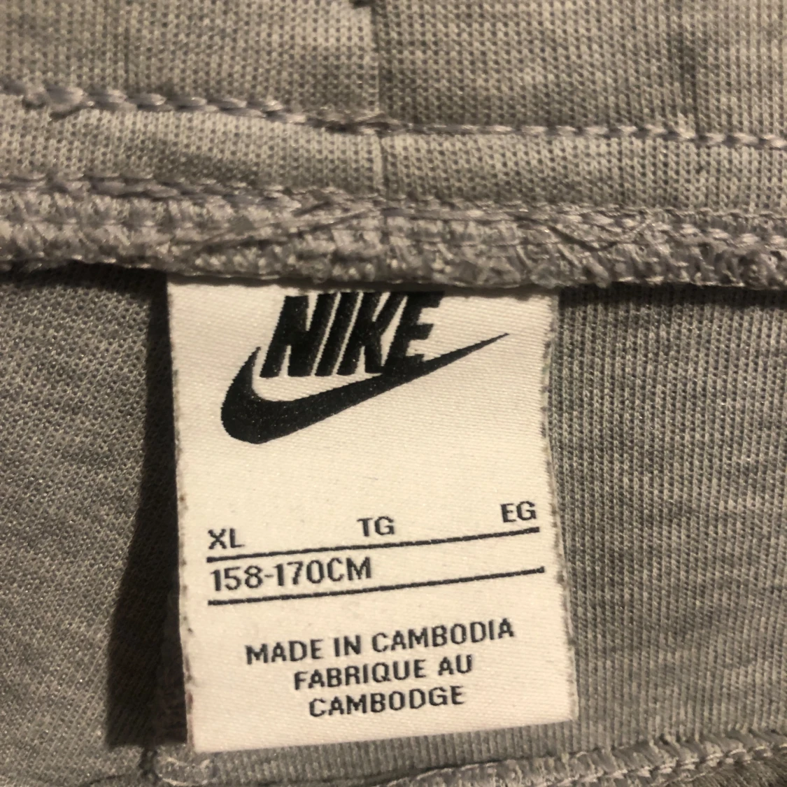 Nike Tech fleece byxor hel gråa - 91