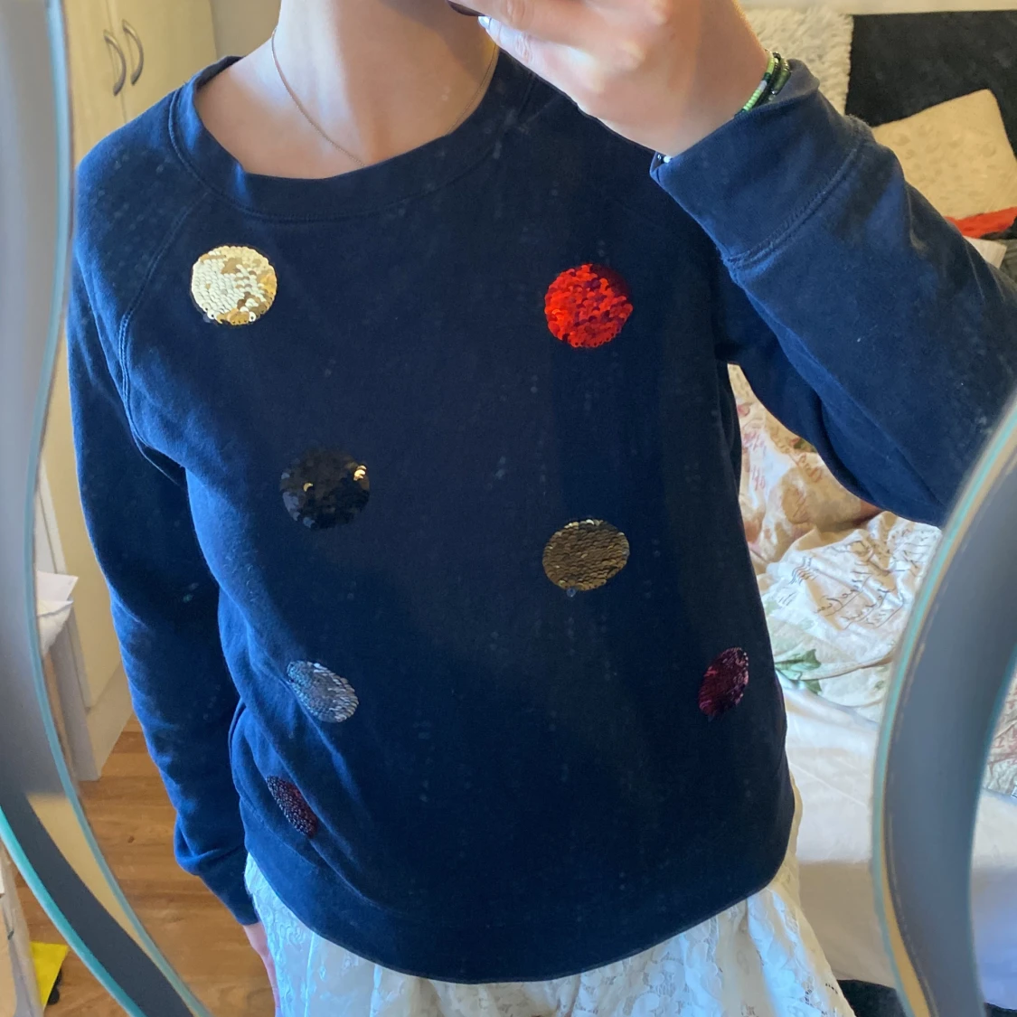 Tröja med paljetter - 90