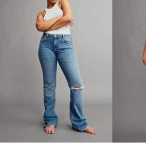 Superfina bootcut jeans från Gina Tricot, utmärkt skick