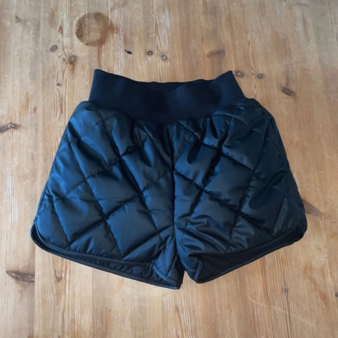 Matte Quilted Boxer Shorts - Black - 91