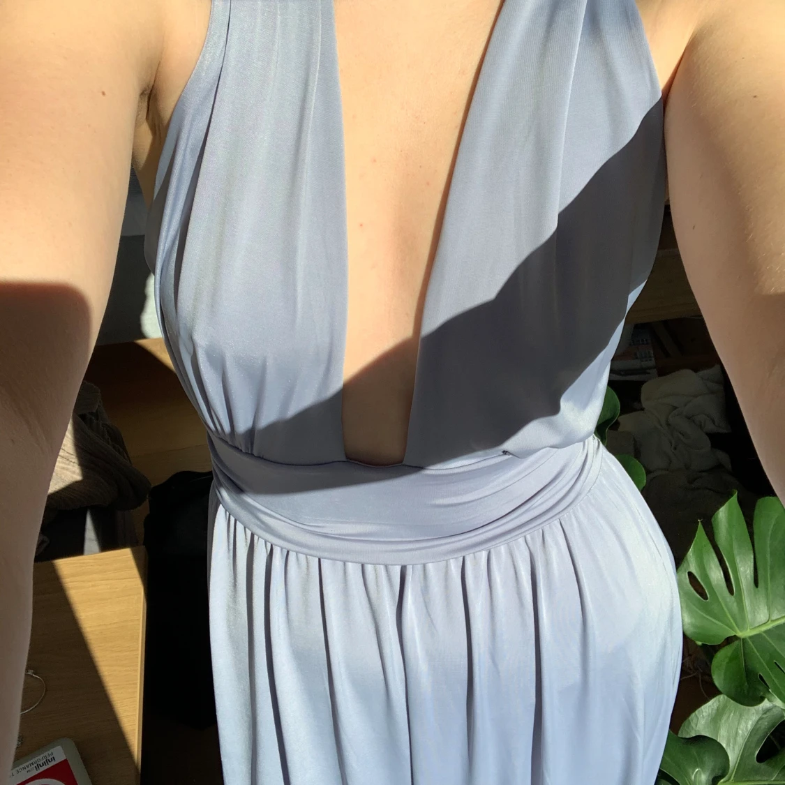 Balklänning ljusblå - 91