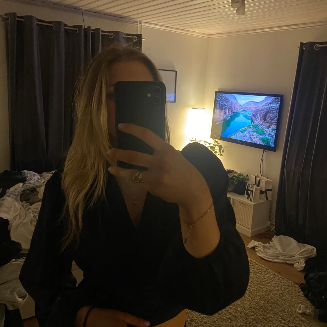 Snygg fest blus - 90