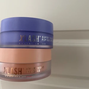 Xlash eye patches  - Xlash eyepatches, super youth peptide eye gels och awakening eye gel pads, har testat båda men är ca 75-80% kvar i båda burkarna.  