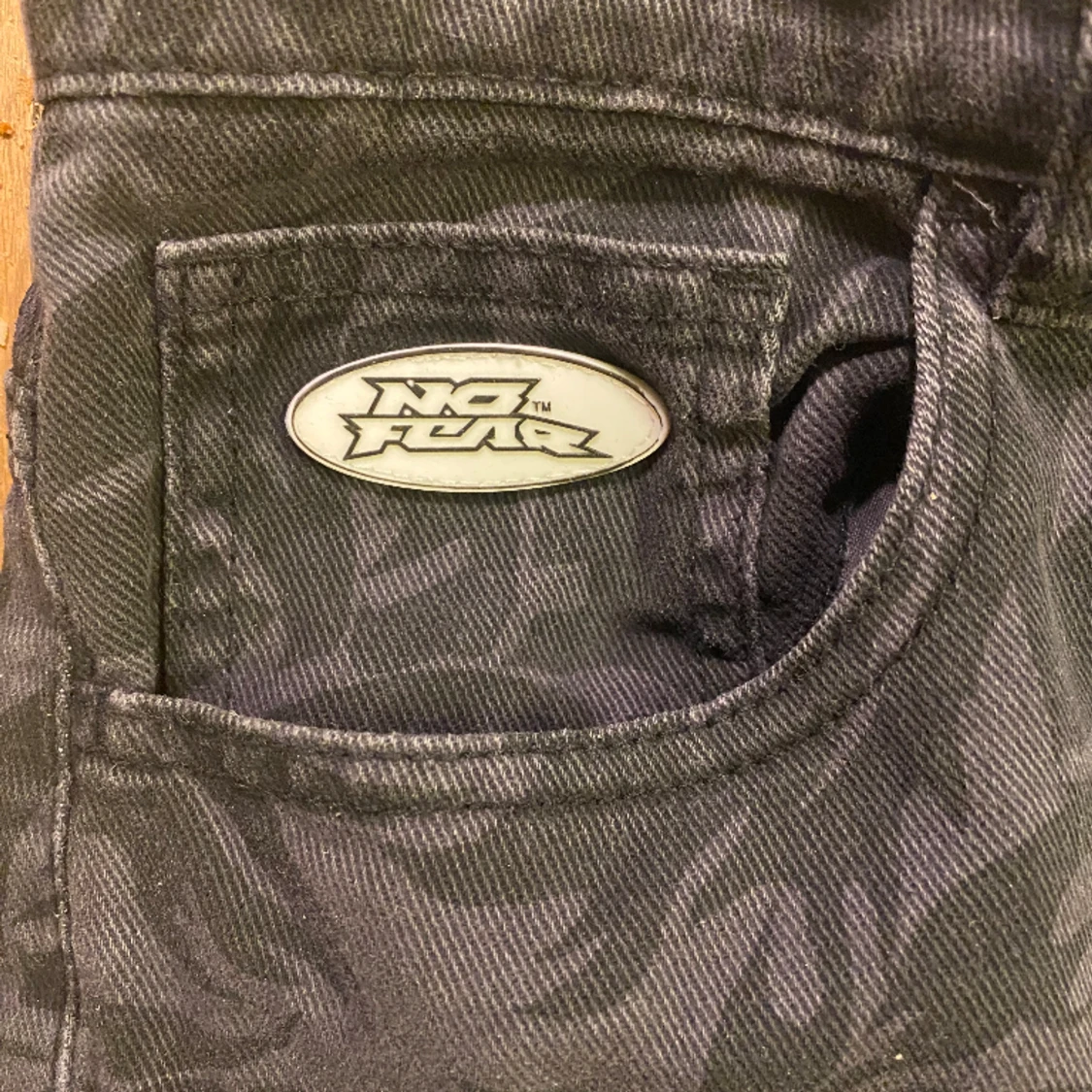 ”Baggy” jeans, print *no fear* - 91