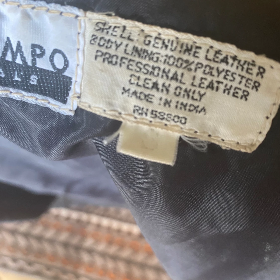 Vintage 1980s Contempo biker Leather jacket - 92