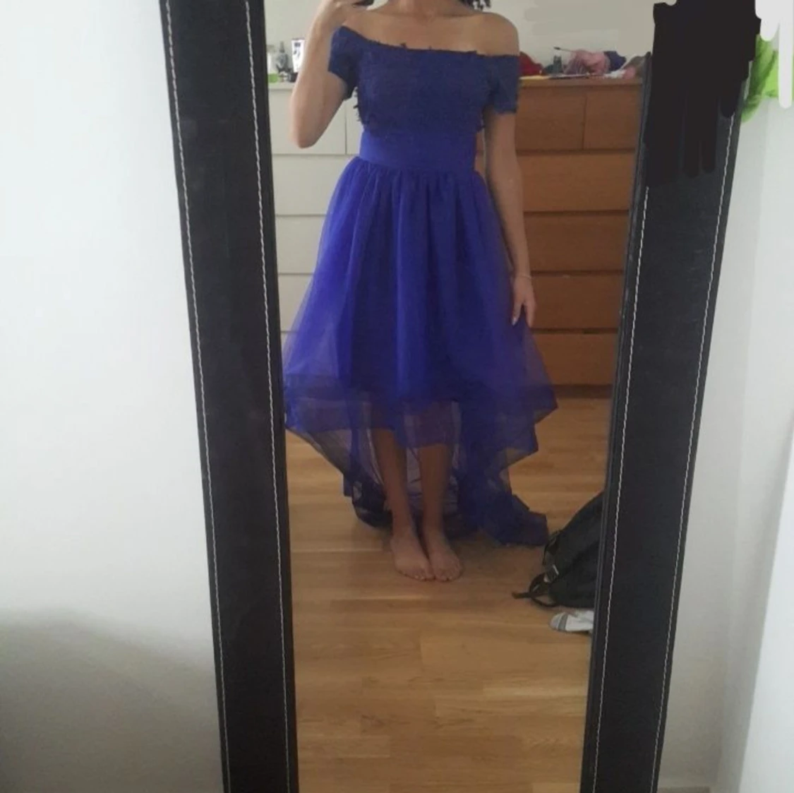 Blå balklänning säljes - 91