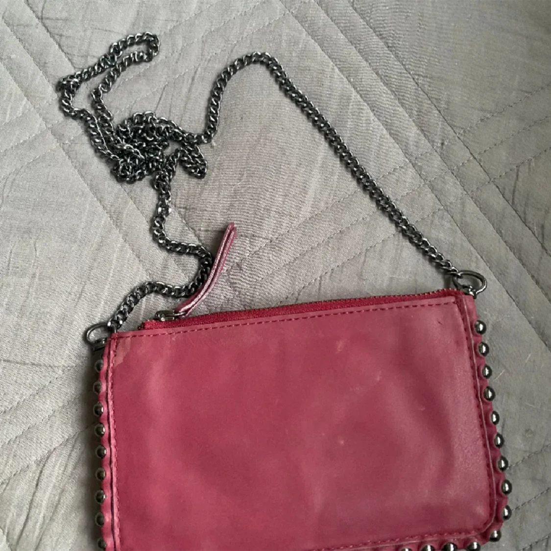 Rosa zara väska kuvert liten  - 90
