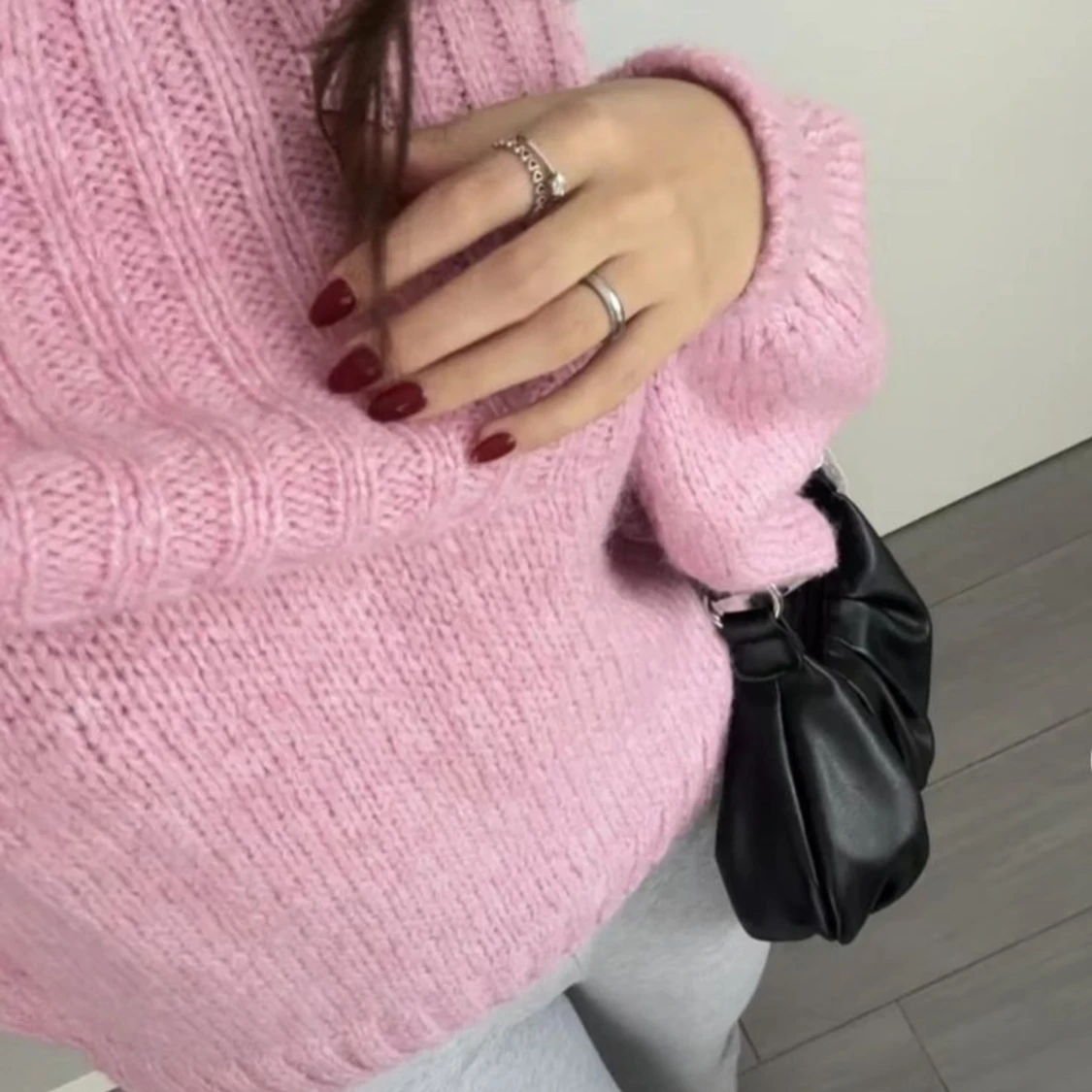 Gina stickad tröja🩷🩷 - 90