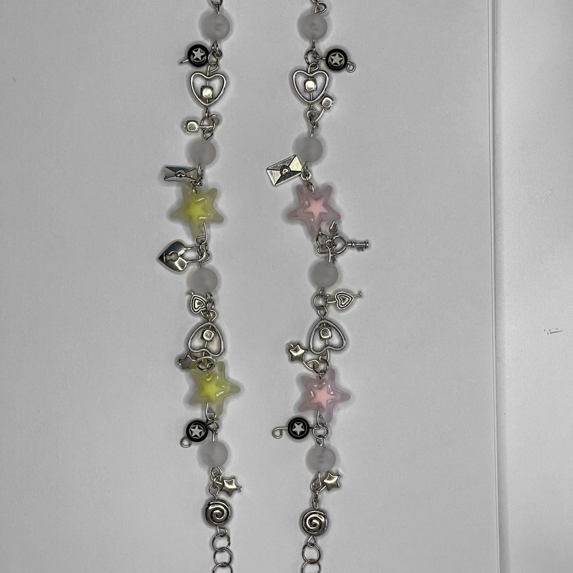 Vänskapsarmband Rosa & Gul  - 90