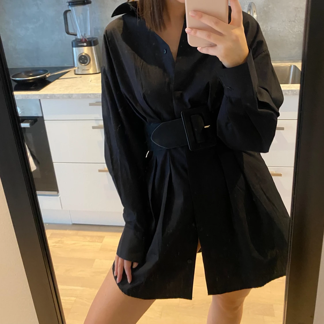 Svart Skjortklänning