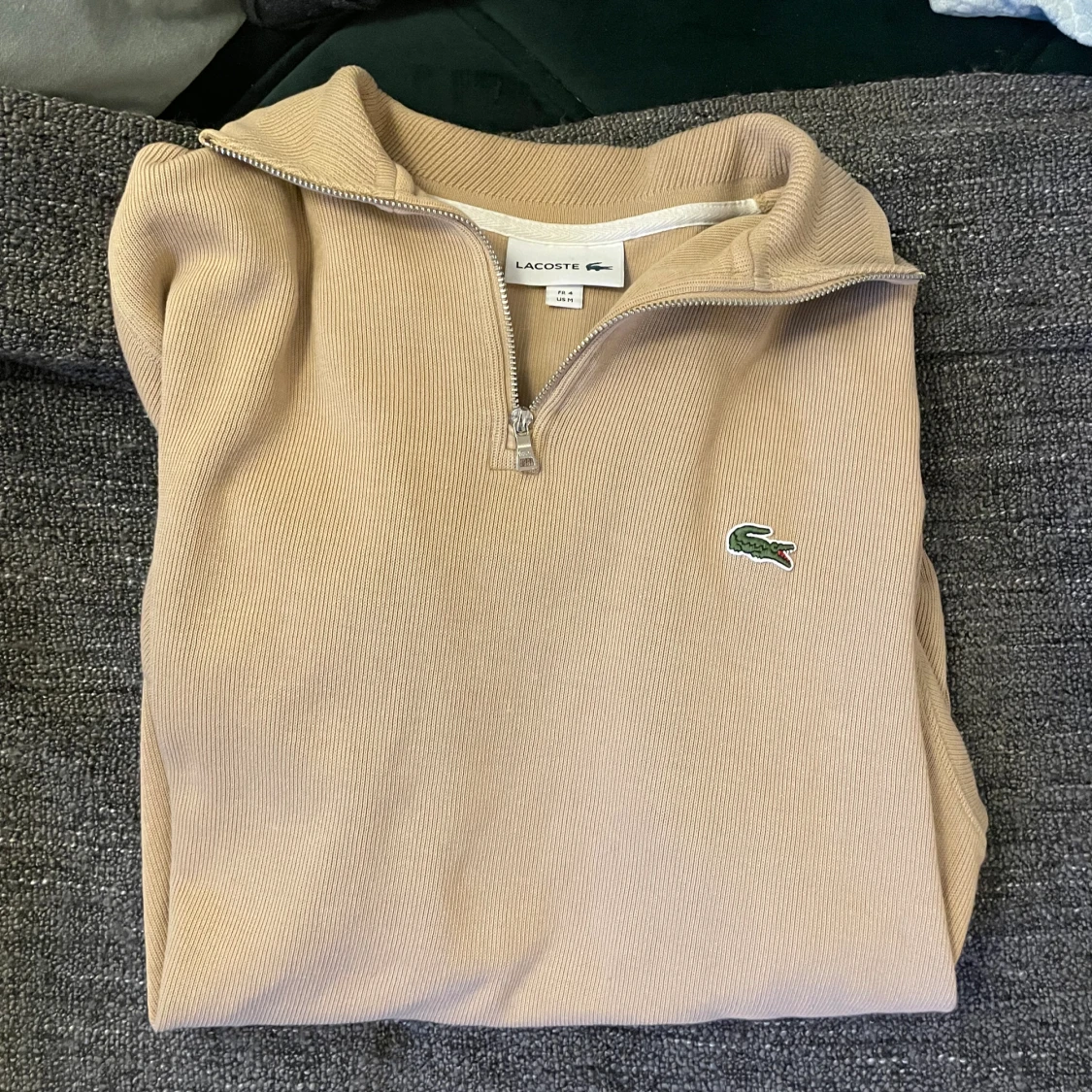 Lacoste half zip sweatshirt