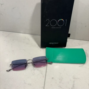 Fräcka solglasögon från eyepitizer  - Fräcka solglasögon från eyepitizer. Säljes då jag inte använder dem längre. Glaset är en blandning av blå och lila. 